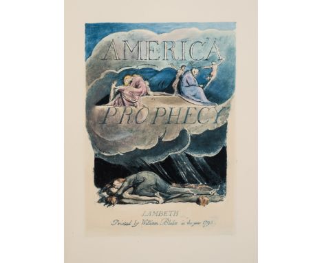 Blake (William)&nbsp;America: A&nbsp;Prophecy, 1963; Europe: A Prophecy, 1969, each one of 480 copies, from editions limited 