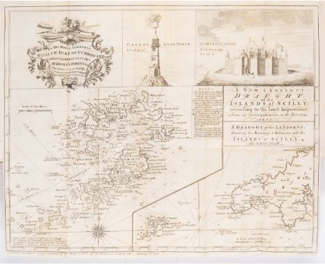 Scilly Isles.- Heath (Robert) A Natural and Historical Account of the Islands of Scilly, folding map, folding plate and foldi