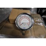 GAUGE, 300 PSI, 4in LM W/ RESTRICTOR