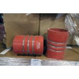 COUPLER, HOSE, CHARGE AIR, 4in ID X 6in LONG, HPS CAC-400-HOT