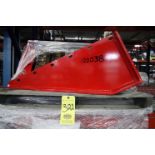 WELDMENT DRIVESHAFT COVER, LOWER REAR FOOT, 34-3/4" X 4-7/8" X 13-3/4" TAPERED TO 1-3/4"