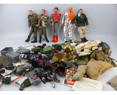 Action Man - Selection of accessories and Action men