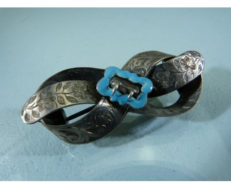 Unusual Victorian Turquoise Enamel bowl
