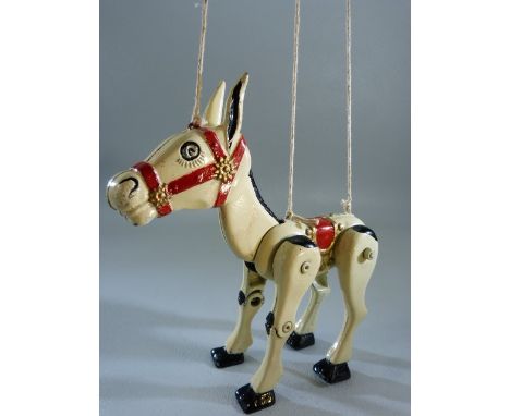 An original 1950s/60s metal Muffin the Mule figure puppet