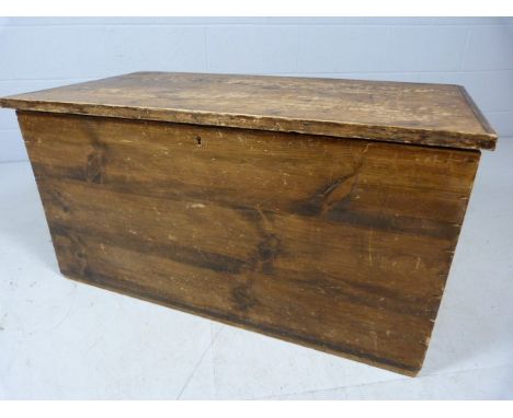 Large pine stained trunk