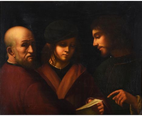 MANNER OF GIORGIONETHE THREE AGES OF MANOil on canvas63.5 x 78cm (25 x 30½ in.)After the original work in the Palazzo Pitti, 