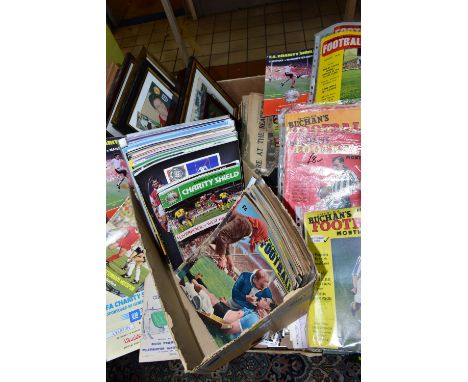 FOOTBALL EPHEMERA, a large collection of miscellaneous Football related material to include twenty-nine Charity Shield Progra