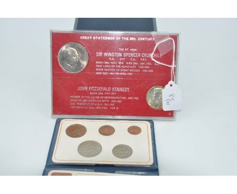 Great Statesman of the 20th Century &amp; Britain's first decimal coin set 