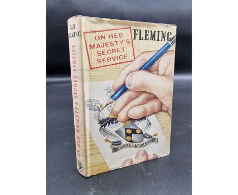 FLEMING (Ian):&nbsp;'On Her Majesty's Secret Service..' London, Jonathan Cape, 1963: 2nd impression. 8vo, publishers black cl