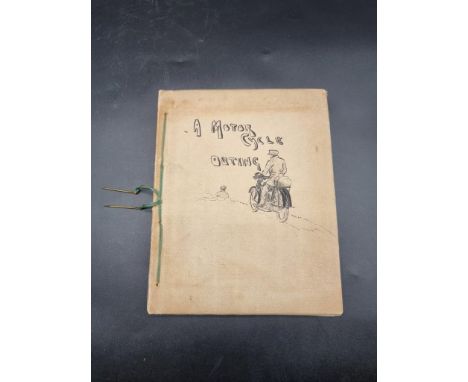 MOTORCYCLING JOURNAL:&nbsp;an original unpublished narrative account of a motorcycle tour of Japan, 1912: typewritten text ov