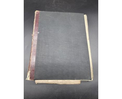 ALBUM:&nbsp;a 19th century album containing various manuscript and printed ephemera, some loosely inserted, to include studen