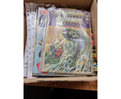 COMICS:&nbsp;'Swamp Thing' issues No.1 and No.2, signed by illustrator Berni Wrightson to first page of Issue 1. (2) 