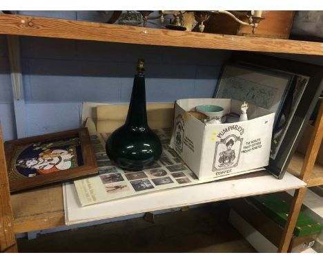 Shelf of assorted