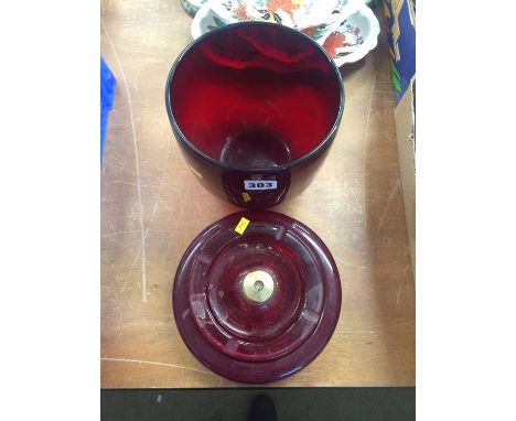Assorted Ruby Studio glass 