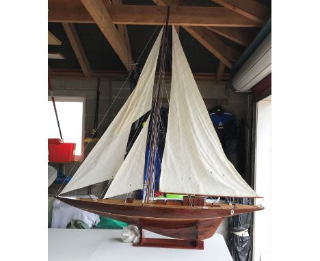 A French Voiliers Scale Model Yacht, maker Azimute Runaclub, length 155cm.Sold on behalf of the Kingsbridge and Salcombe RNLI