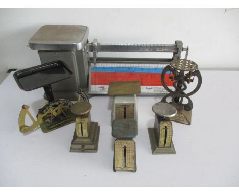A collection of Postal scales