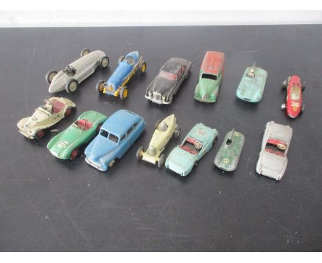 A collection of vintage die-cast vehicles including Dinky, Corgi, Lledo etc