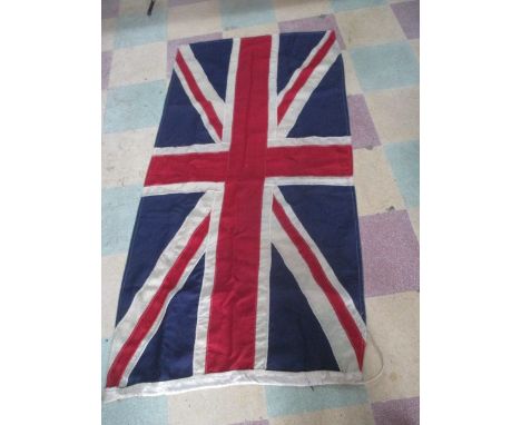 A vintage Union Jack flag, 170 cm x 83 cm