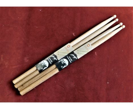 Drum-Sticks-(2) pairs of Oak SRH Drum sticks, length 406mm-diameter 14mm-never been used-excellent condition