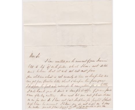 Great Britain 1835-Postal History-EL dated (Dec 23/35) posted to Shillingford manuscript 9 - black Bristol/DE22/1835/C cancel