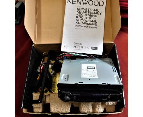 Radio-Kenwood Car Radio-Model No.KDC BT 6533UY with instruction manual (Not checked) 