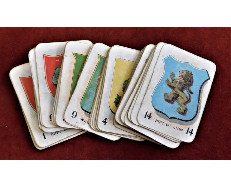 Card Game - 'Blaze' Missing cards irish Shamrock No.7-Welsh Harp No.7-11-13-no rules/no box poor condition