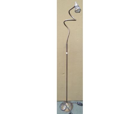 Adjustable standard reading lamp