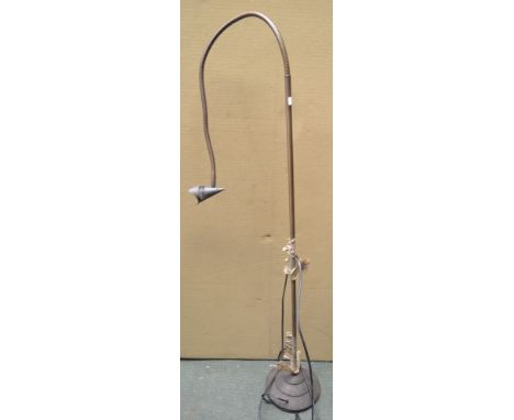 An adjustable standard reading lamp