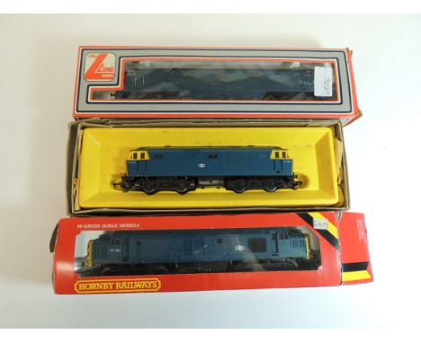 LIMA - Diesel loco Western Renown in box; Hornby Railways diesel loco 37130 in box and Hornby diesel loco D7063 in box (3)