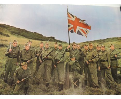 A collection of mainly 1970's wall posters including Dads Army; Royal Navy recruiting; Military Tournament; information and o