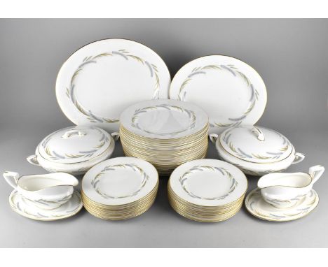 A Royal Worcester Harvest Ring Dinner Service to Comprise Twenty Large Plate, Eighteen Small Plates, Two Lidded Tureens, Two 