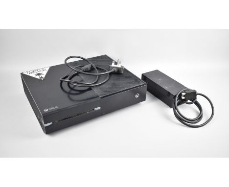 A 2013 Xbox Games Console with Power Lead but No Controllers, Untested 