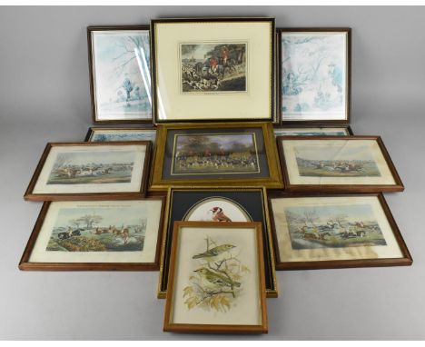 A Collection of Various Prints to Comprise Set of Four R.Ackermann's Steeple Chase Scraps, Published London Feb 20th 1850, Ho