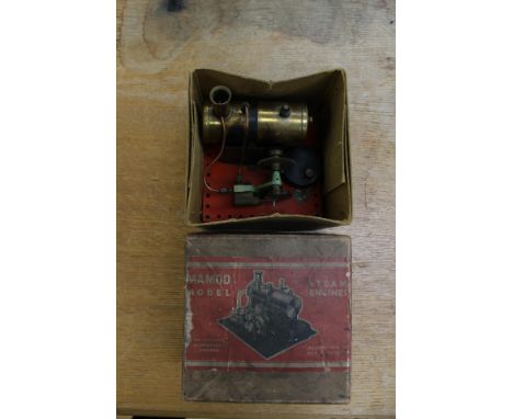 Mamod (Malins Engineering) rare S.E.4 steam engine in original box