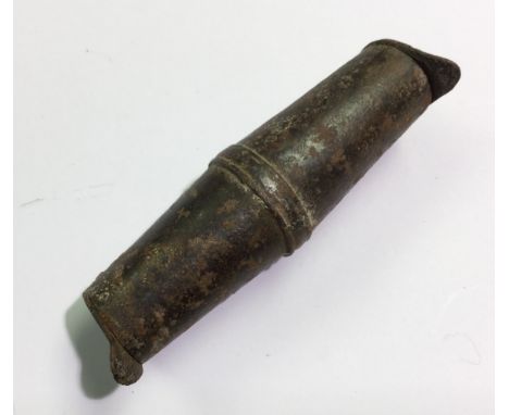 18th Century Shot/Powder Belt Flask. 85mm long.