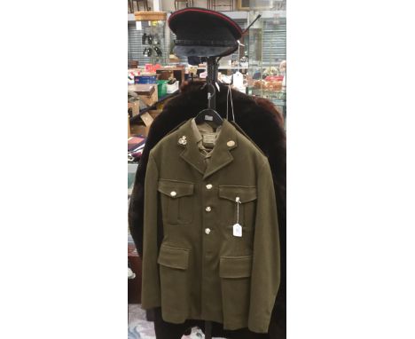 British Army No 2 Dress Uniform with Staffordshire Regiment buttons and insignia (one collar dog missing) dated 1961 size 31,