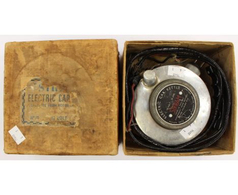 Sirram electric car kettle, boxed, 1950's