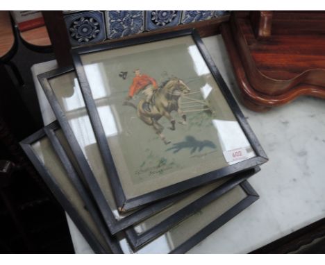 A set of five hunting prints after Gough, including Constenation 