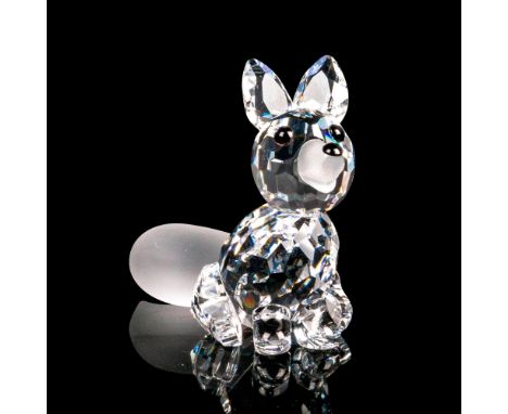 Lead crystal part of the Woodland Friends series and is made with frosted crystal tail and nose. Swarovski etched backstamp. 