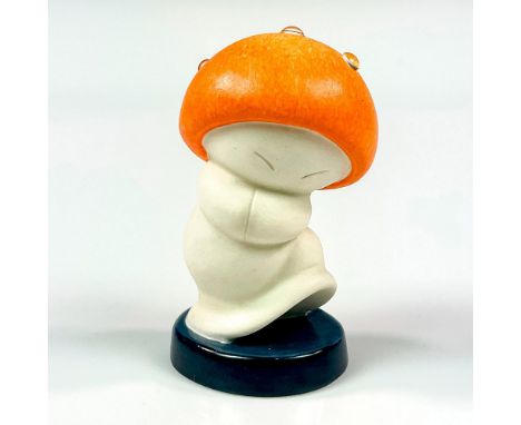 Ceramic in matte finish modeled as a small mushroom from the film Fantasia. Walt Disney Collection backstamp. This item has i
