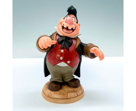 A porcelain figure of La Fou from Disney's Beauty and the Beast with his hands opened at his sides. Walt Disney Classics Coll