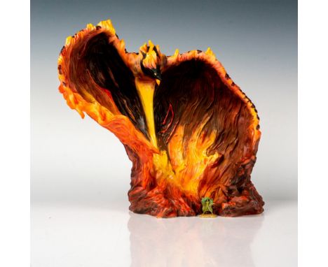 Limited edition porcelain figures with matte finish. Depicts the Firebird sculpture with the miniature Sprite from 1999 anima