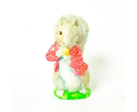 Beswick Backstamp. Grey squirrel, pink jacket.Artist: Arthur GredingtonIssued: 1970 - c. 1977Dimensions: 3.75''HManufacturer: