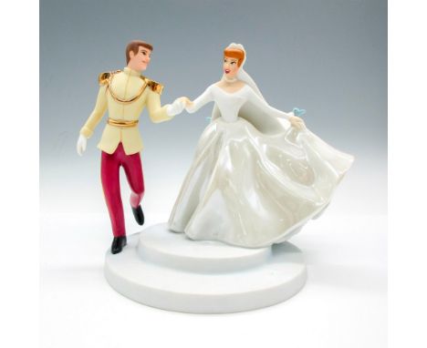Classic figural titled Fairy Tale Wedding from Cinderella. Walt Disney Classics backstamp. This item has its original box: 9.