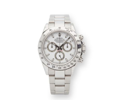 Rolex: a gentleman's Daytona wrist watch Oyster Perpetual Cosmograph Daytona model 116520, 2005/6, stainless steel case, auto