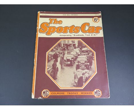 Magazine "The Sports Car" incorporating "Brooklands, Track & Air". Vol 1 no. 1 dated April 1935