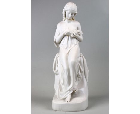 A Copeland Parian figure Impressed `P Mac Dowell RA, Sculp 1869, Ceramic and Crystal Palace Art Union`, approx 34cm high