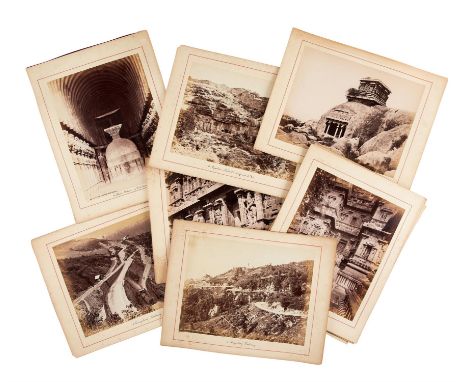 Large collection of photographs of India, many originals from photographers including Murray, Bourne and Shepherd [India, mos