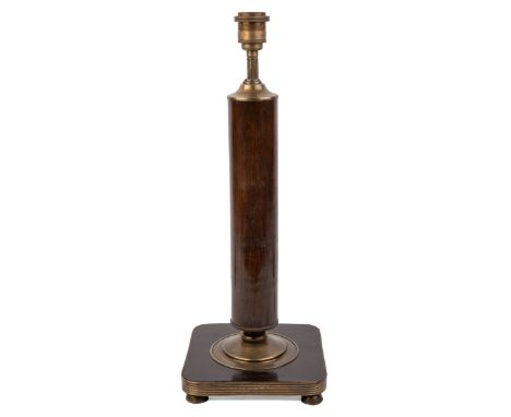 With brass mounts.53cm highQty: 1Some light abrasion to the varnish on the body of the lamp. In generally good condition.