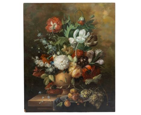 Oil on board.76 x 63.5cmQty: 1Unframed. Some losses to the corners. Some surface dirt across the board. Light abrasion to the
